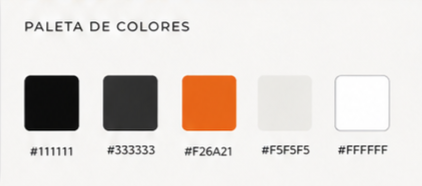 Paleta de colores de Breid Experience
